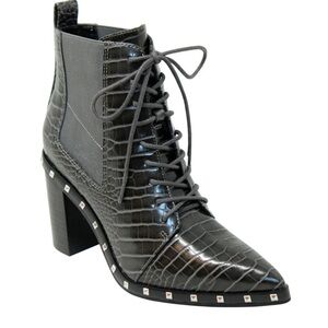 JETSETTER BOOTIE - DK Grey - Size 8 - Orig. price at Macys is $129